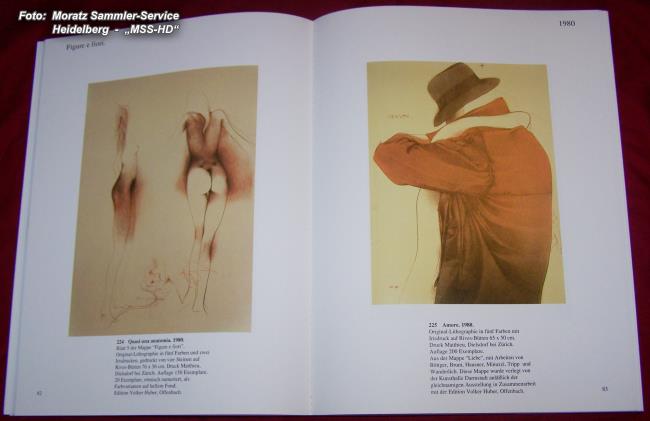 Seite aus Buch Bruno Bruni - Farblithographien 1976-1988 - ISBN 978-3-921785-44-7