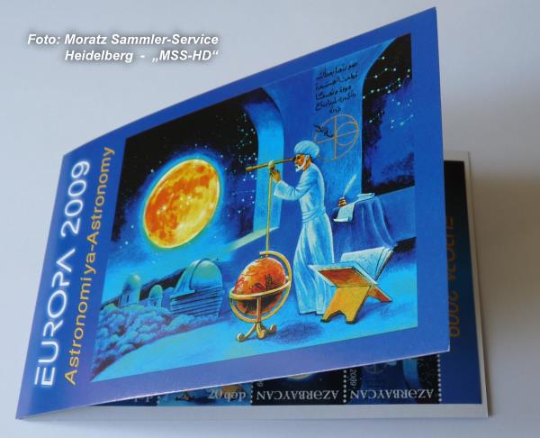 Stamp Issue Azerbaijan: Europe CEPT Companionship 2009 Astronomy