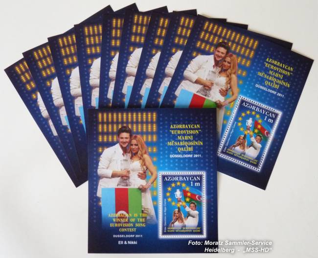 Stamp Issue Azerbaijan: Eurovision Song Contest 2011Eurovision Song Contest 2011 Stamp Issue Azerbaijan: Eurovision Song Contest 2011Eurovision Song Contest 2011
