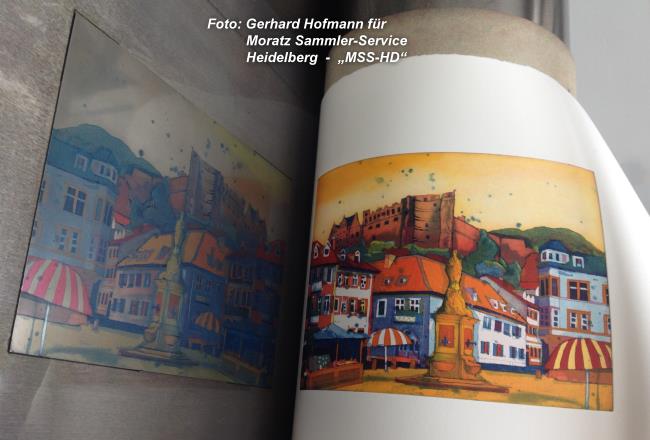Gerhard Hofmann: Original-Farbradierung "Heidelberger Herbst 2014"