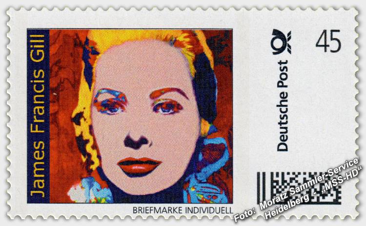 James Francis Gill - Briefmarke - postage stamp - Portrait of Princess Grace