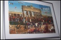 Brandenburger Tor 1989 - Telefonkarten-Puzzle, gerahmt